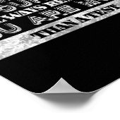 Tagesmotivation des Lehrers Poster (Ecke)