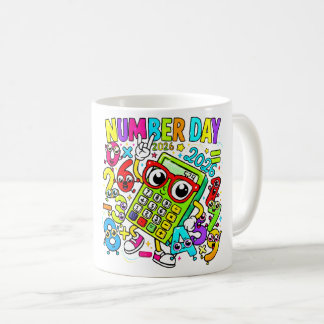 Tagesmug für Mathematik zum Thema Zahlen | Bunte Z Kaffeetasse