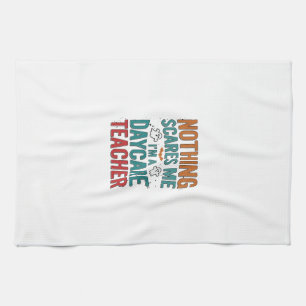 Tagesmutter Halloween-Geist Vintage-Shirt Desi Geschirrtuch