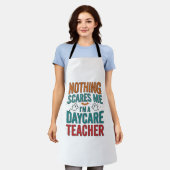 Tagesmutter Halloween-Geist Vintage-Shirt Desi Schürze (Getragen)