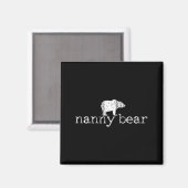 Tagesmutter-Oma-Geschenk zum Muttertag Magnet (Vorderseite/Rückseite)