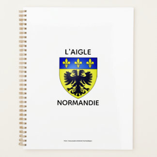 Tagesordnung mit dem Wappen von L'Aigle - Normandi Planer