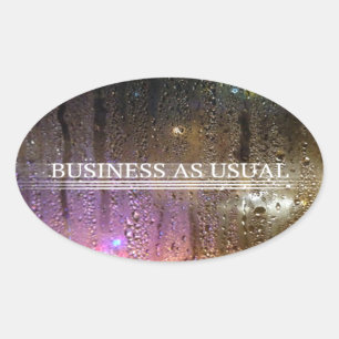 Tagesordnung Ovaler Aufkleber