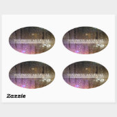 Tagesordnung Ovaler Aufkleber (Blatt)