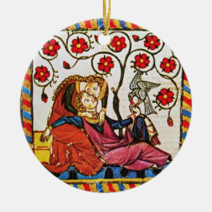 TAGESPARKMENT DER ETERNAL LIEBE VALENTINE KERAMIKORNAMENT