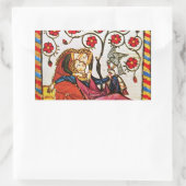 TAGESPARKMENT DER ETERNAL LIEBE VALENTINE RECHTECKIGER AUFKLEBER (Tasche)