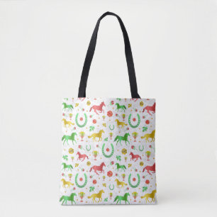 TagesParty-buntes Muster Pferdelaufensderby Tasche