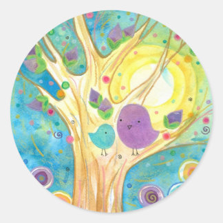 Tagespause Runder Aufkleber