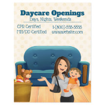 Tagespflege-Eröffnung Werbeaktion Flyer