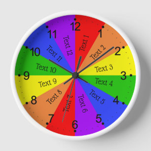 Tagesplan Rainbow Uhr
