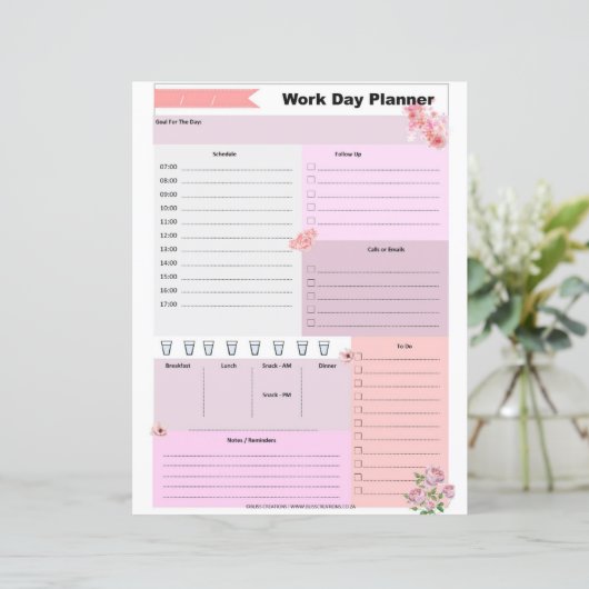 Tagesplaner (Stehend Vorderseite)