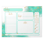 Tagesplaner Abreißen Notepad Notizblock (Vorderseite)
