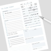 Tagesplaner ADHD Neurodivergent Notizblock