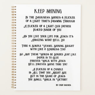 Tagesplaner - Christlicher Planer mit Originalgedi