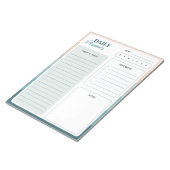 Tagesplaner Coastal Stripes Notizblock (angewinkelt)