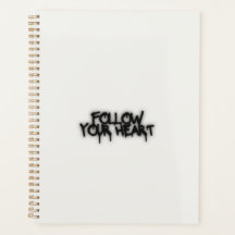 Tagesplaner 'Follow Your Heart'