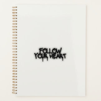 Tagesplaner 'Follow Your Heart' Planer