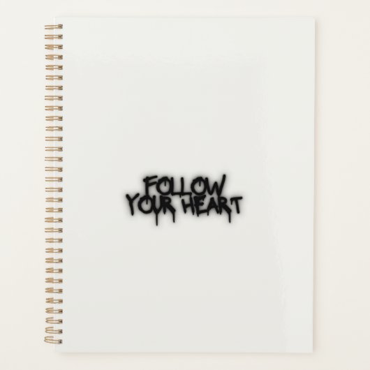 Tagesplaner 'Follow Your Heart' Planer (Vorderseite)