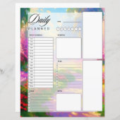 Tagesplaner für hellen Garten (Vorne/Hinten)