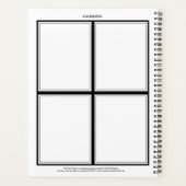 Tagesplaner mit 10 Foto-Kapazität - HAMbWG Planer (Rückseite)