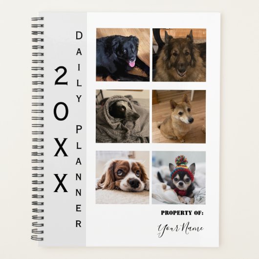 Tagesplaner mit 10 Foto-Kapazität - HAMbWG Planer (Vorderseite)