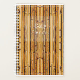 Tagesplaner mit Bambusdesign - HAMbWG Planer