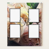 Tagesplaner mit Monogram - Tea Rose Planer (Rückseite)