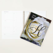 Tagesplaner mit Monogram - White Rose Planer (Anzeige)