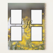 Tagesplaner mit Monogramm - Weißes Schüssel Planer (Rückseite)