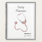 Tagesplaner mit Stethoscope Theme - HAMbWG Planer (Vorderseite)