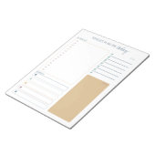 Tagesplaner Moderne Termine Notizen und Aufgabenli Notizblock (angewinkelt)