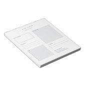 TAGESPLANER NOTEPAD NOTIZBLOCK (angewinkelt)