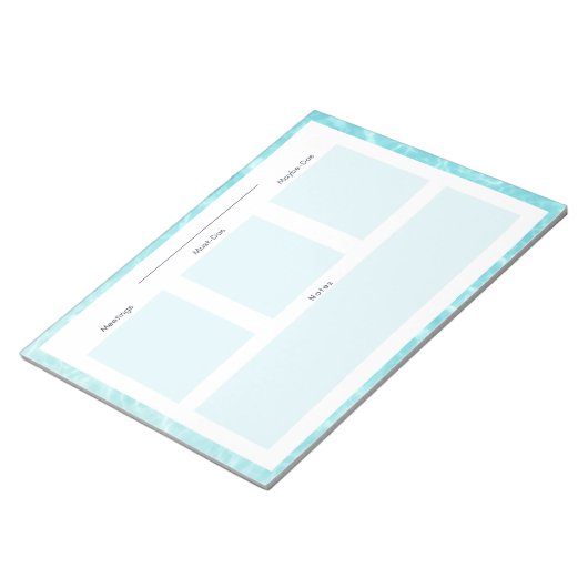 Tagesplaner Notepad - Summer-Themed Notizblock (angewinkelt)