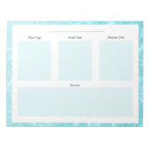 Tagesplaner Notepad - Summer-Themed Notizblock (Vorderseite)