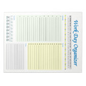 Tagesplaner Notizblock (Vorderseite)