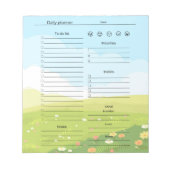 Tagesplaner Notizblock (Vorderseite)