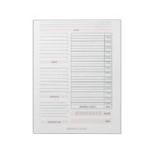 Tagesplaner Notizblock (Rotiert)