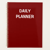 TAGESPLANER PLANER (Vorderseite)