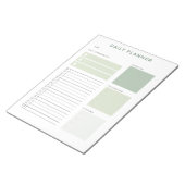 Tagesplaner Stundenzeitblockernennung Notizblock (angewinkelt)