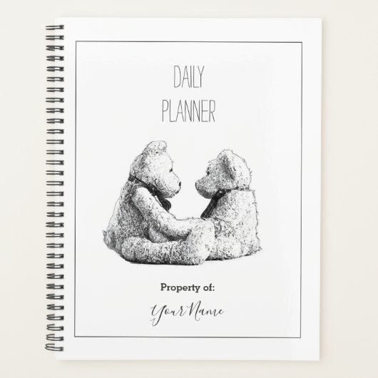 Tagesplaner - Teddy Bears - HAMbWG Planer (Vorderseite)