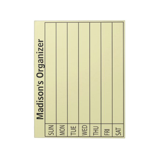 Tagesplangeschäft Notizblock