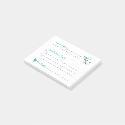 Tagespost Notiz (angewinkelt)