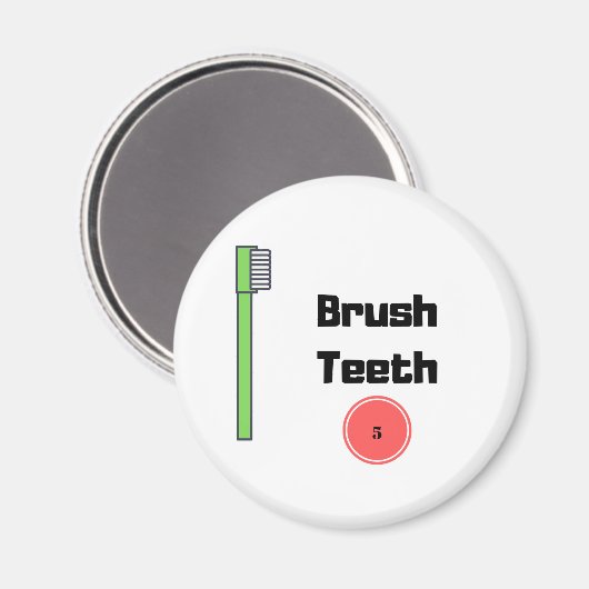 Tagesroutine Megnet Magnet (Vorderseite/Rückseite)