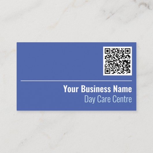 Tagesstätte QR-Code Visitenkarte (Rückseite)