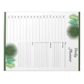 Tagesstundenplaner Notizblock (Vorderseite)