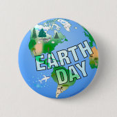 TagesTag der Erde Button (Vorderseite)