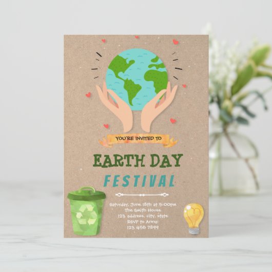 Tagestheorie Einladung (Stehend Vorderseite)