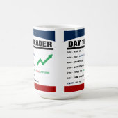 TAGESTRADER Zeitplan! Kaffeetasse (Mittel)