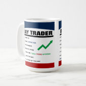 TAGESTRADER Zeitplan! Kaffeetasse (Vorderseite Links)