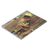 Tagesweihnachten Carl Larssons St Lucia in Notizblock (Linke Seite)